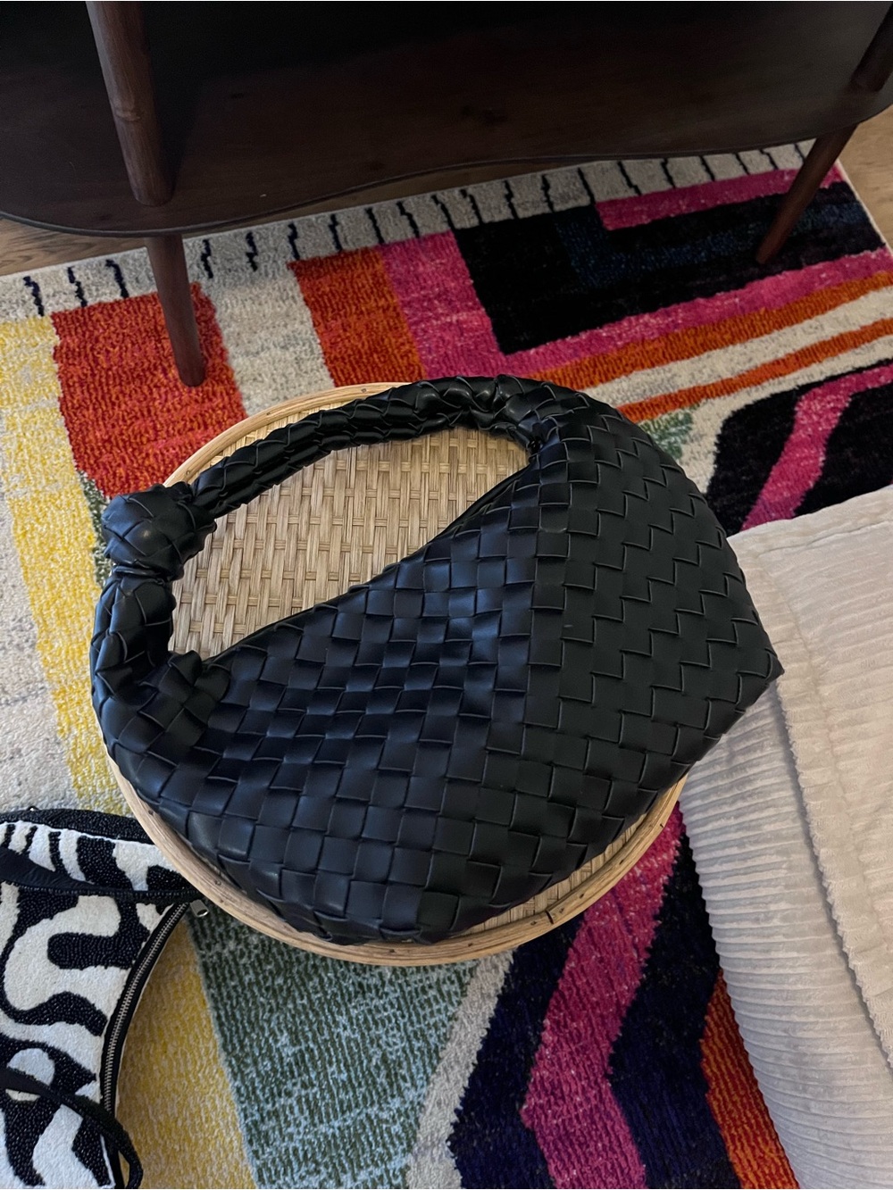 a new day Black Woven Bag (Target)